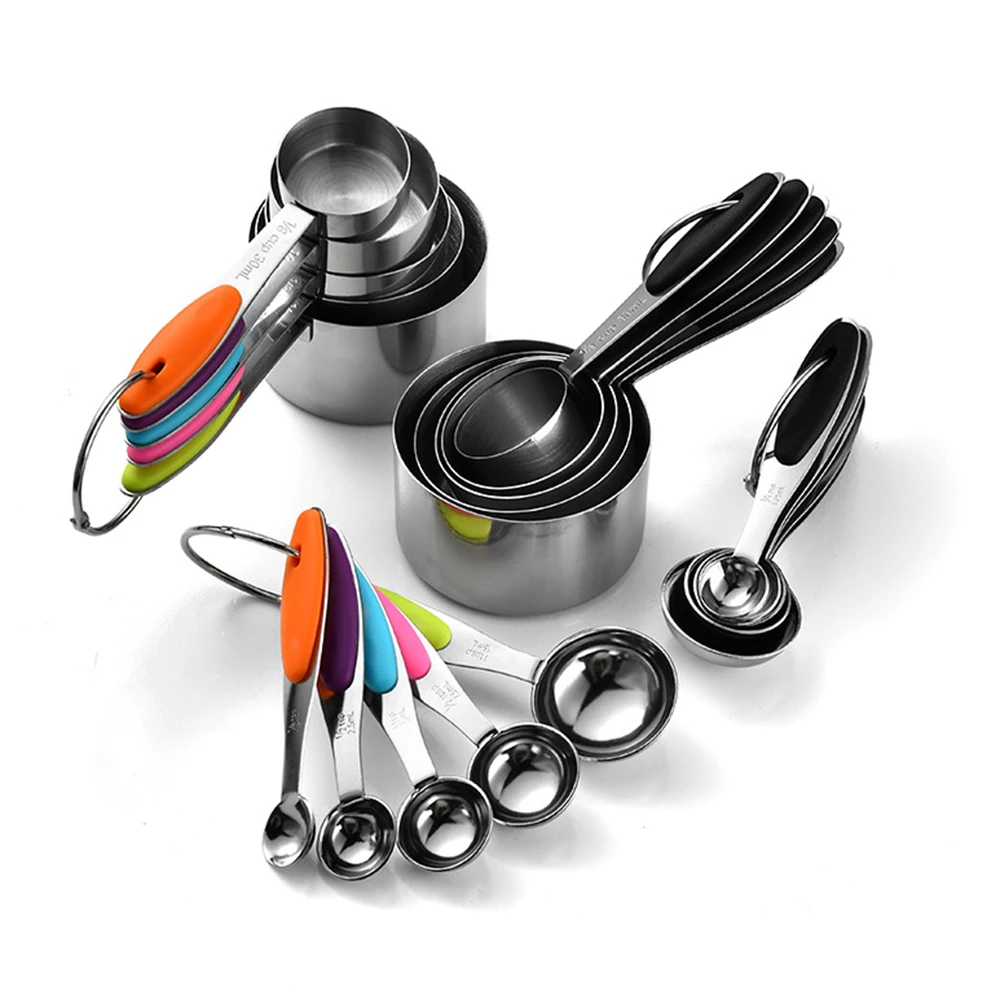 Gaming Kitchen Accessories - 5/10 adet paslanmaz çelik ölçüm bardak