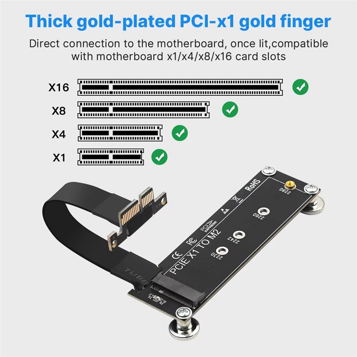 Pcie Extension Cable - L77A PCI-E 3.0 X1 - M.2