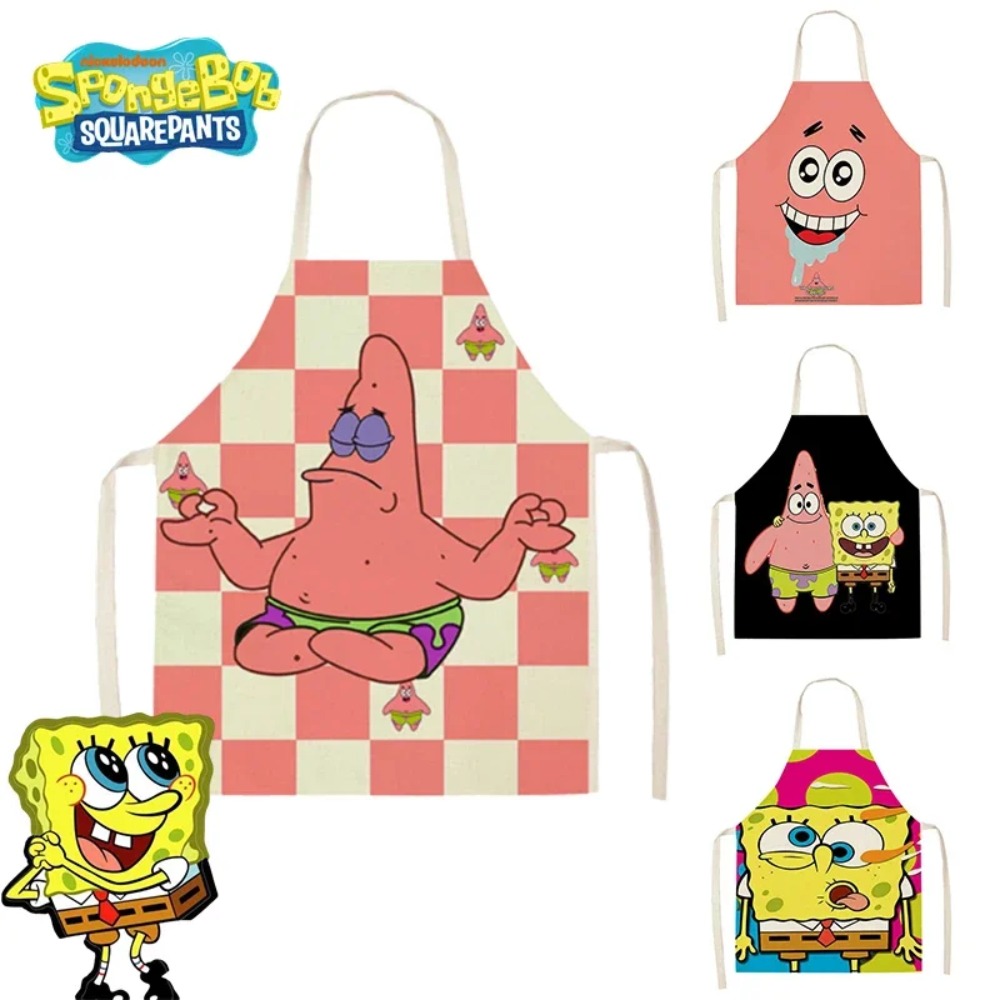 Gaming Kitchen Accessories - SpongeBob Patrick Yetişkinler için Mutfak Önlükleri