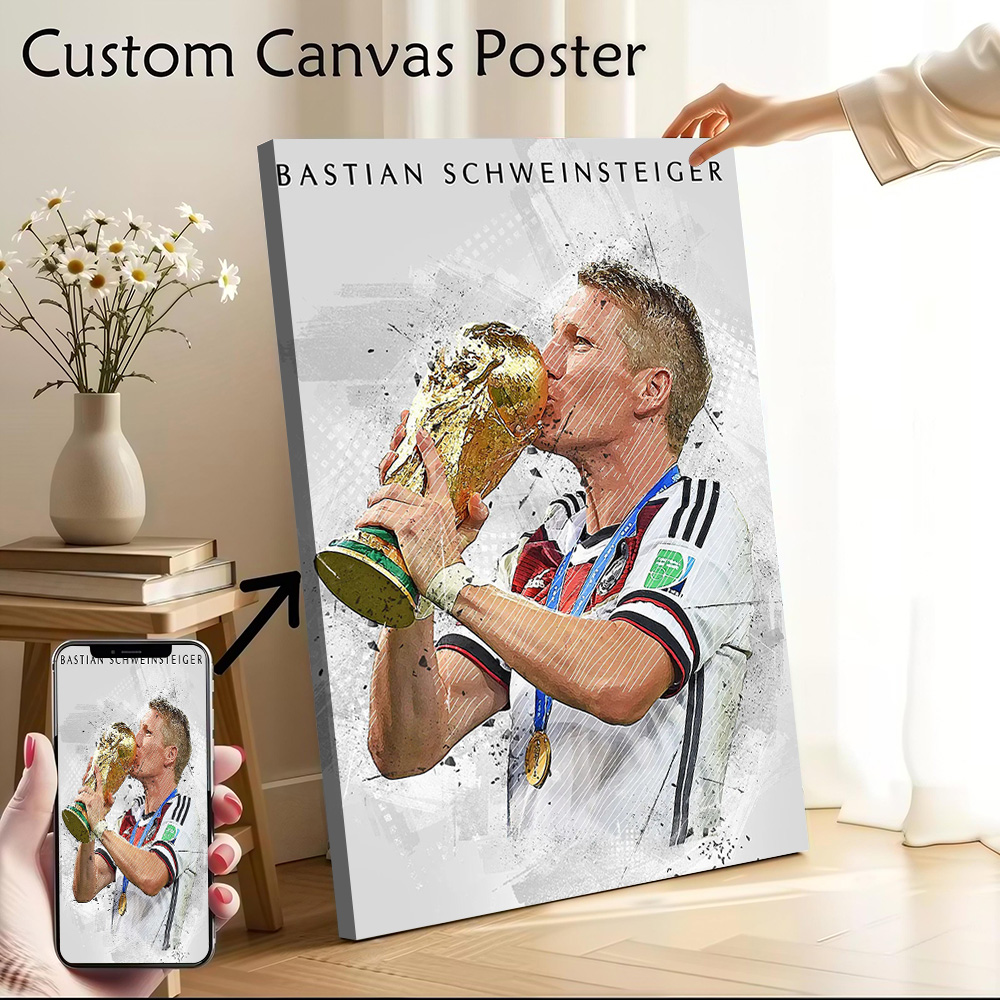 Gaming Accessories For Room - Bastian Schweinsteiger tuval posteri özelleştirilebilir resimler