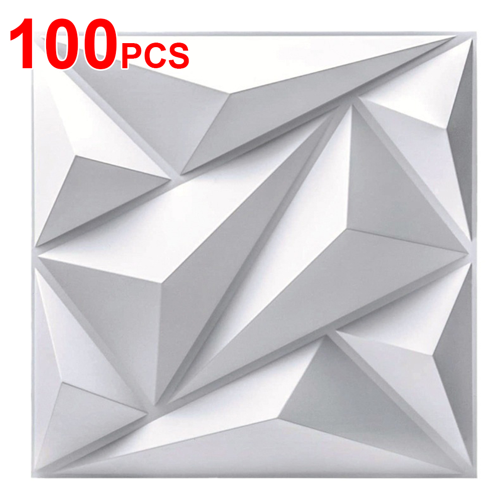 Gaming Accessories For Room - 50/100 Adet 3D Duvar Paneli Elmas