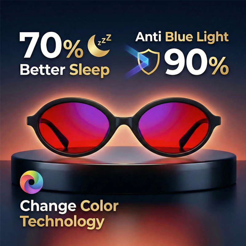 Gaming Glasses Tinted - Daha İyi Uyku İçin Anti Mavi
