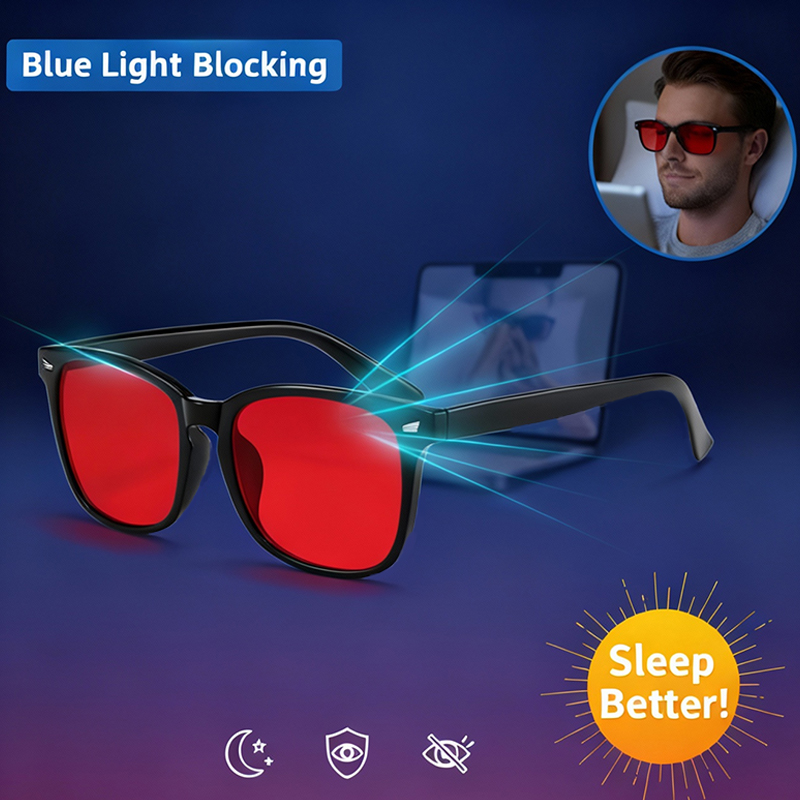 Gaming Glasses Tinted - Anti Mavi Işık Renkli Camlı Uyku