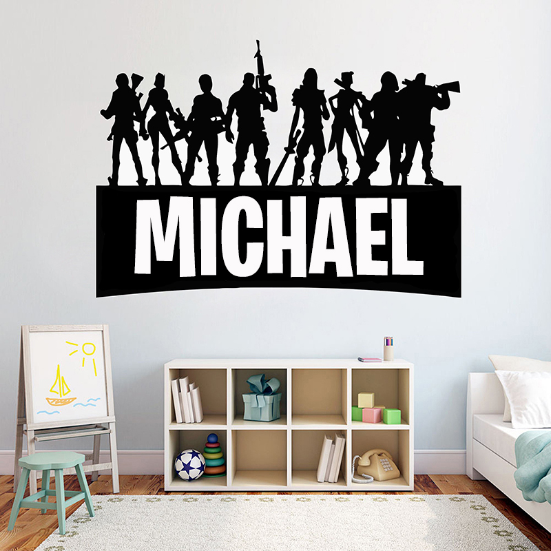 Gaming Accessories For Bedroom - Oyun oyun kişiselleştirilmiş adı duvar dekor