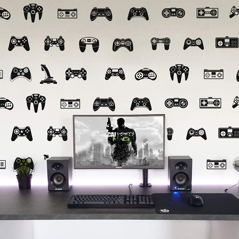 Gaming Accessories For Bedroom - 39 adet video oyunu Constroller Joysticker
