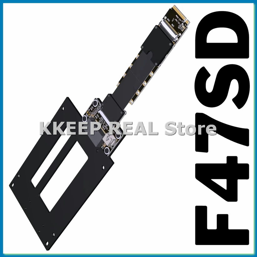 Pcie Extension Cable - F47SD M.2 NVMe - E1.S/E3.S SSD