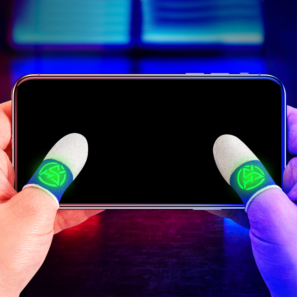 Gaming Accessories Mobile - Parmak Başparmak Eldivenleri Nefes Alabilen Gece