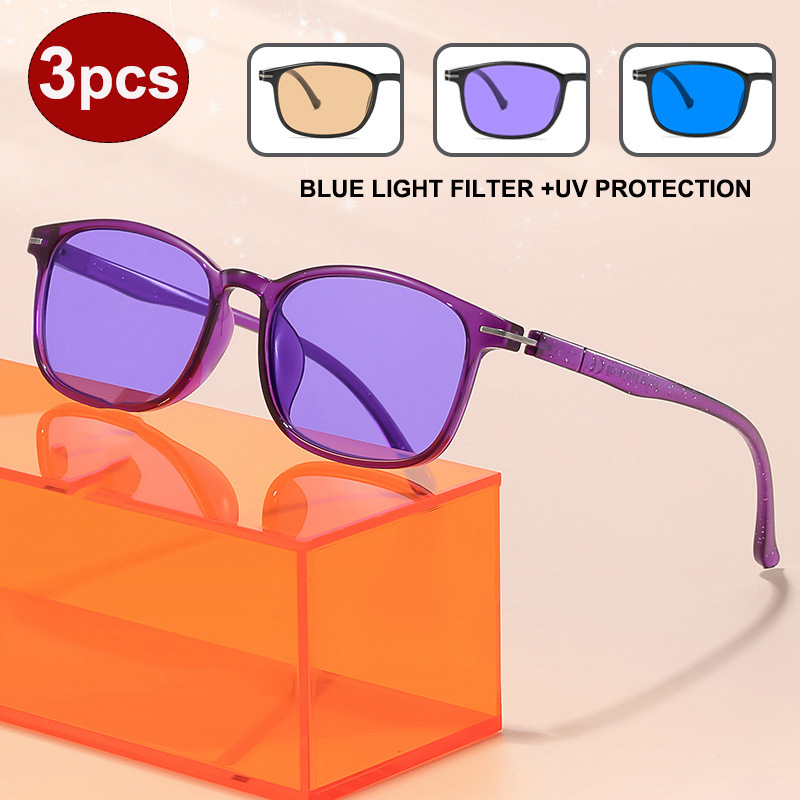 Gaming Glasses Tinted - Kırmızı Renkli Lensli Erkek Kadınlar İçin