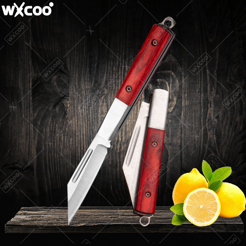 Gaming Kitchen Accessories - Paslanmaz Çelik Çakı Gül Ağacı Saplı