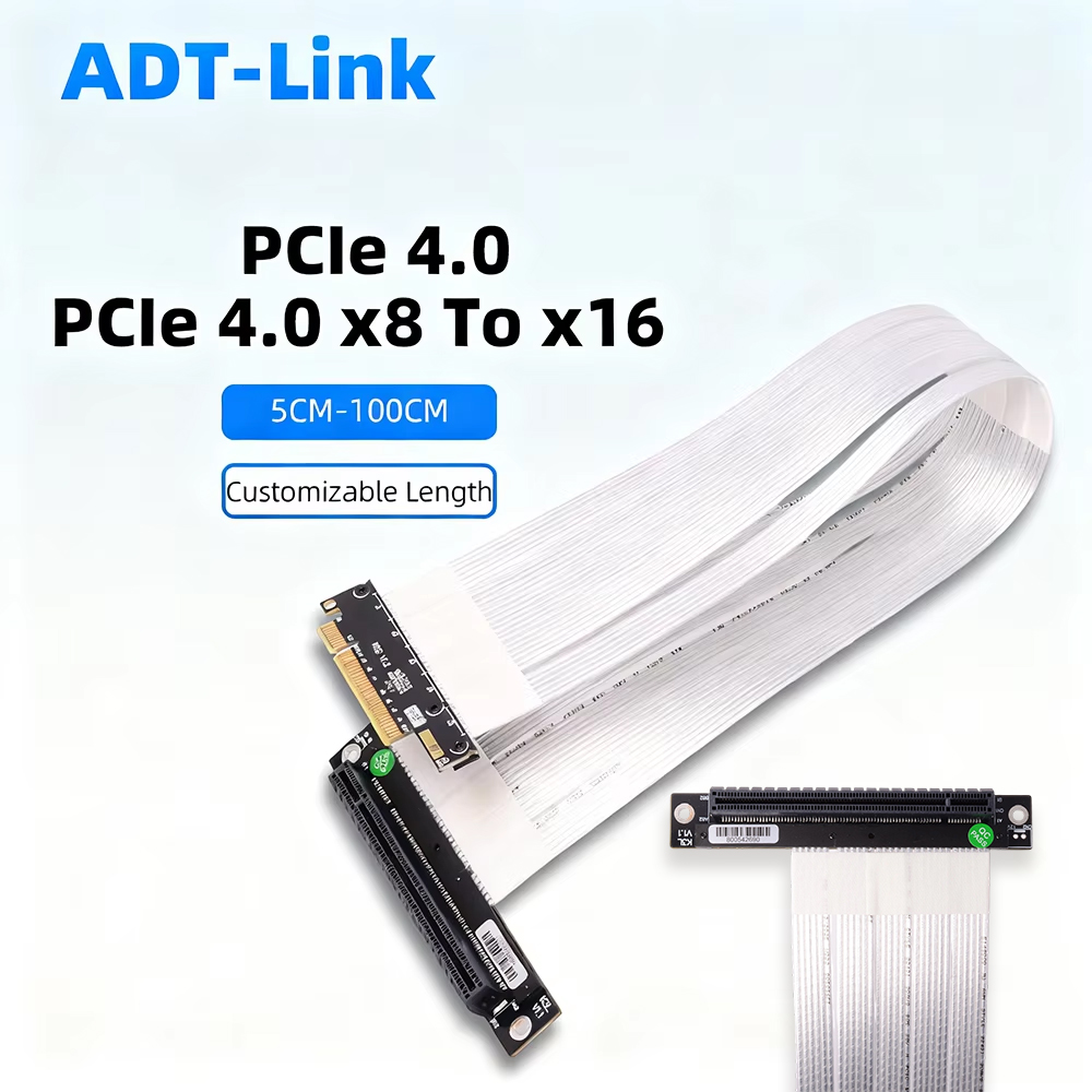 Pcie Extension Cable - ADT-Link PCIE 4.0 3.0 X8 -