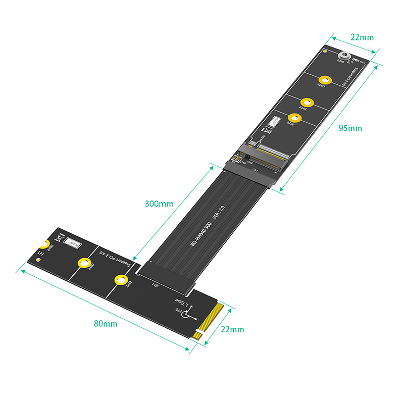 30 CM M.2 NVME 4.0 Uzatma Kabl - Pcie Extension Cable incelemesi ve fiyatı
