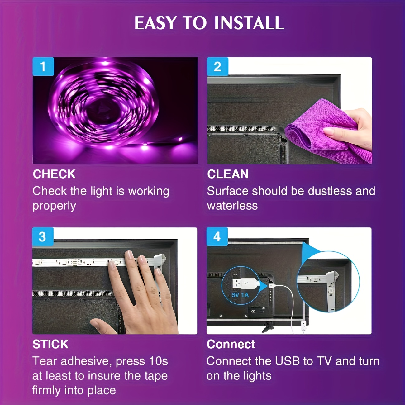 Bluetooth Akıllı RGB LED Şerit - Gaming Accessories For Bedroom incelemesi ve fiyatı