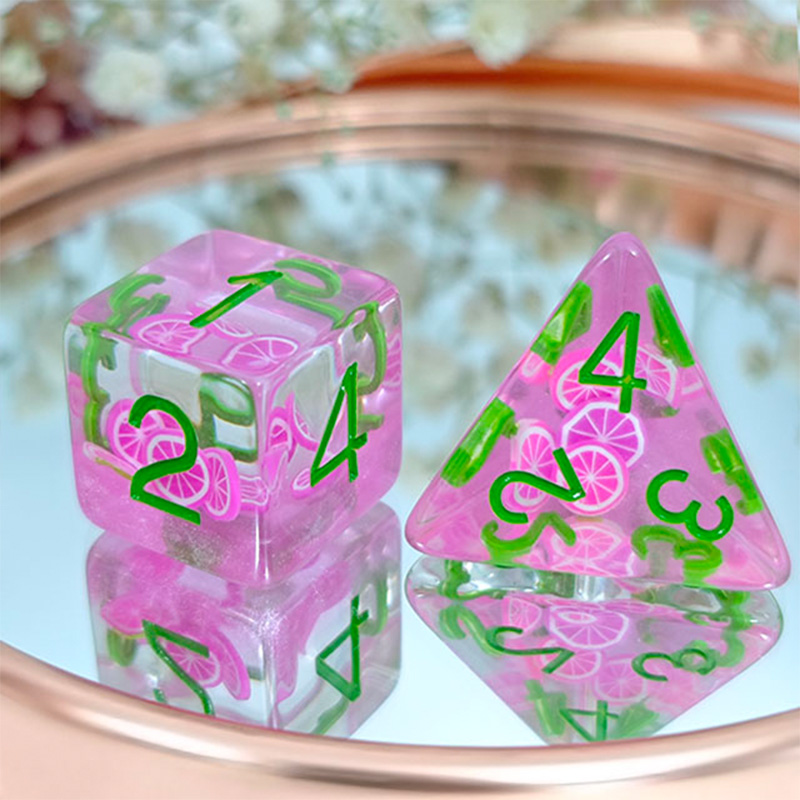 7 adet/takım Zar Tahta Oyunlar - Gaming Accessories Toys incelemesi ve fiyatı