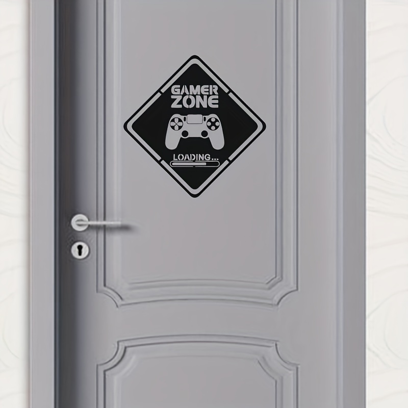 1 adet oyun bölge kapı çıkartm - Gaming Accessories For Bedroom incelemesi ve fiyatı