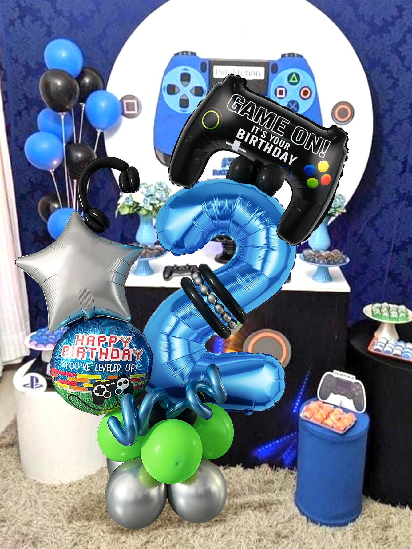 32 Parça Oyun Temalı Doğum Gün - Gaming Accessories For Room incelemesi ve fiyatı