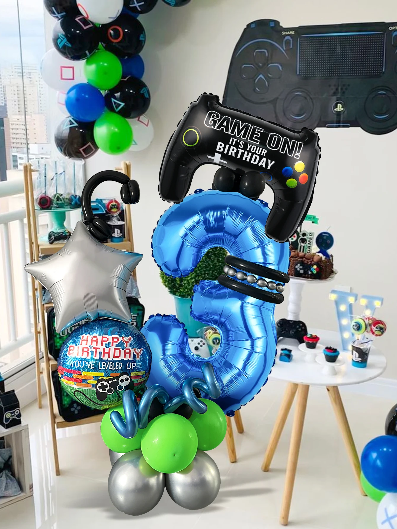 32 Parça Oyun Temalı Doğum Gün - Gaming Accessories For Room incelemesi ve fiyatı