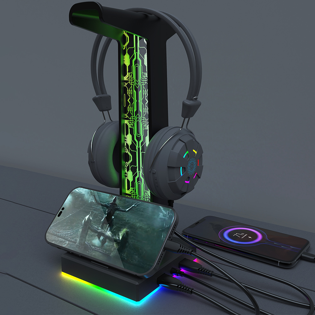RGB oyun kulaklık standı çift  - Gaming Accessories Deals incelemesi ve fiyatı
